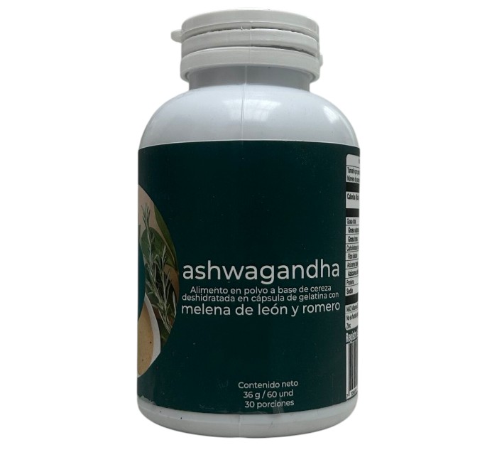 Ashwagandha + Melena de León + Romero