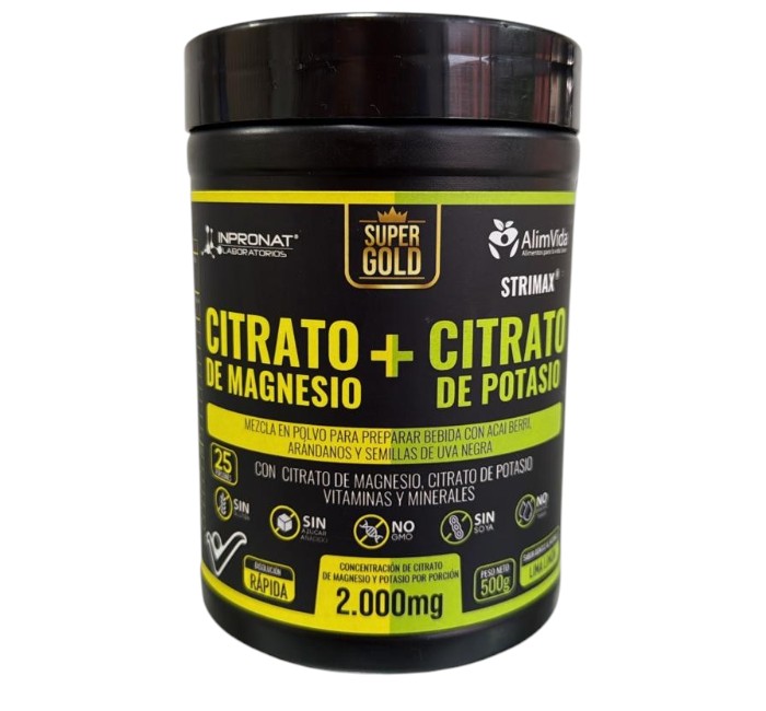 Citrato de Magnesio + Citrato de Potasio 500g