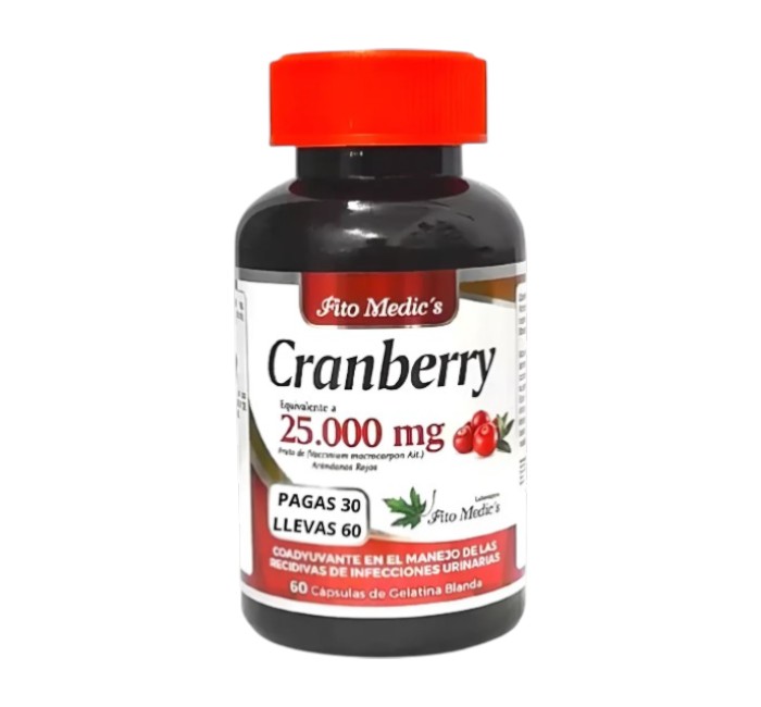Cranberry 25.000 mg X60